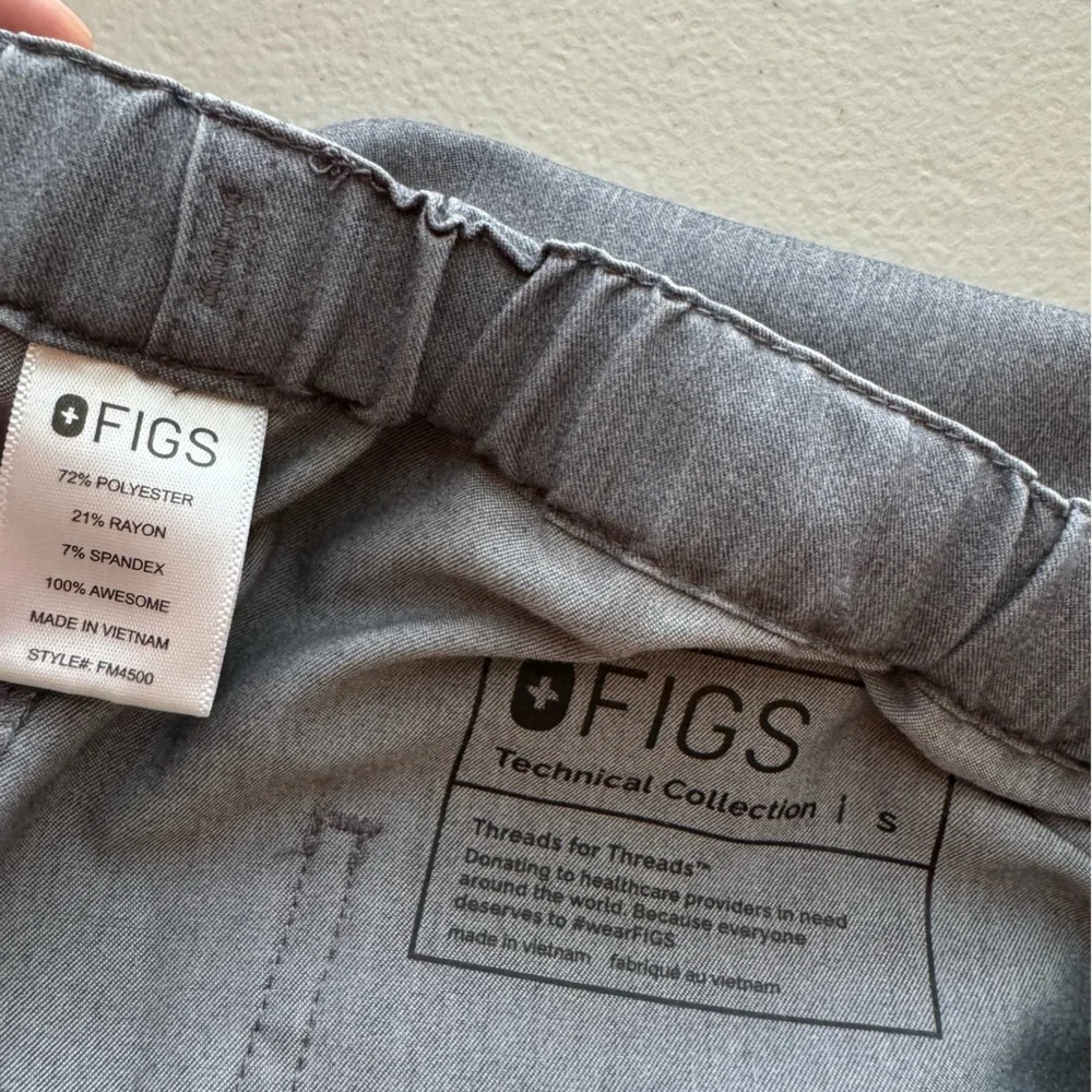 FIGS Men Pisco Technical Collection Scrub Pants Graphite Gray